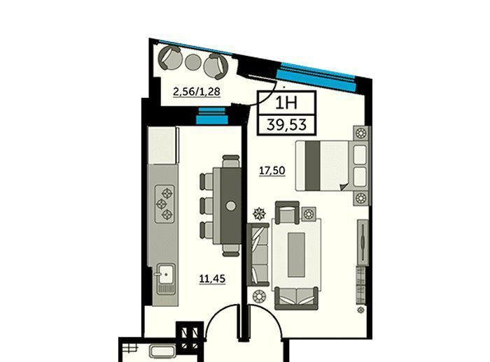 квартира г Ростов-на-Дону р-н Кировский ул Красноармейская 157в/83с 3 фото 1