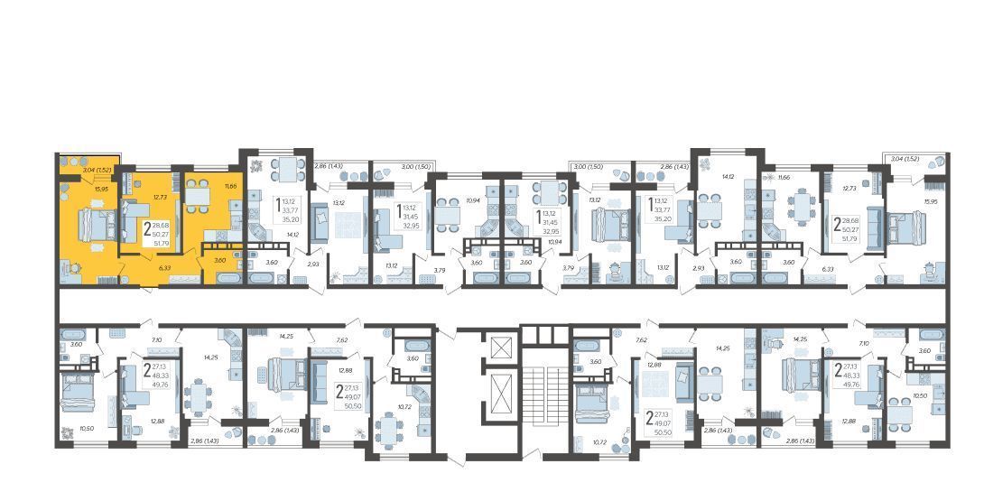 квартира г Краснодар р-н Карасунский ул Богатырская 11/2 фото 2