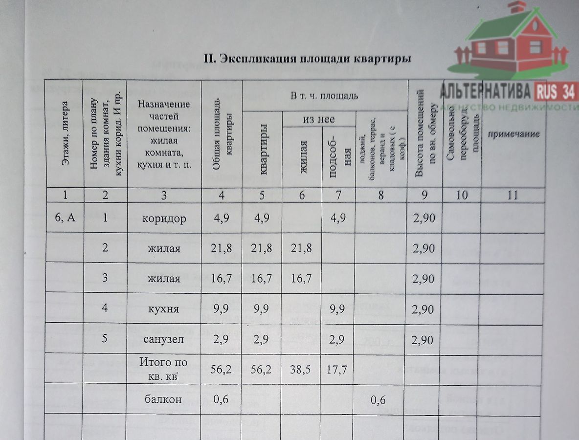 квартира г Волгоград р-н Центральный пр-кт им. В.И. Ленина 30 фото 15