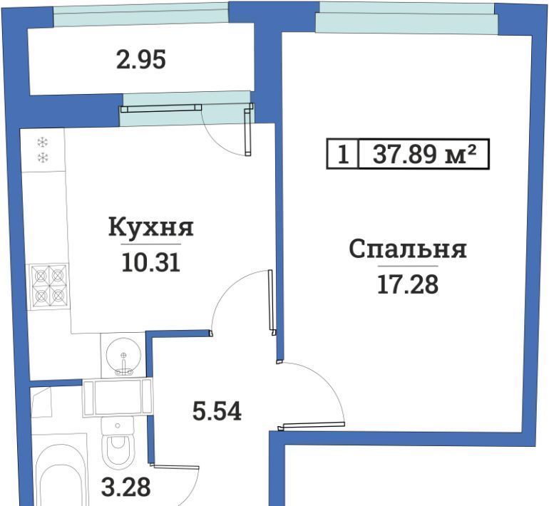 квартира р-н Всеволожский г Мурино пр-кт Авиаторов Балтики 25 Девяткино фото 1