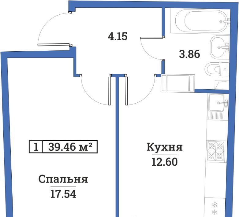 квартира р-н Всеволожский г Мурино пр-кт Авиаторов Балтики 25 Девяткино фото 1