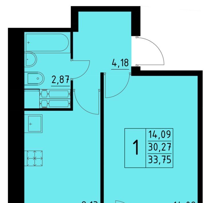 квартира г Пермь р-н Орджоникидзевский ул Косякова 15а фото 1