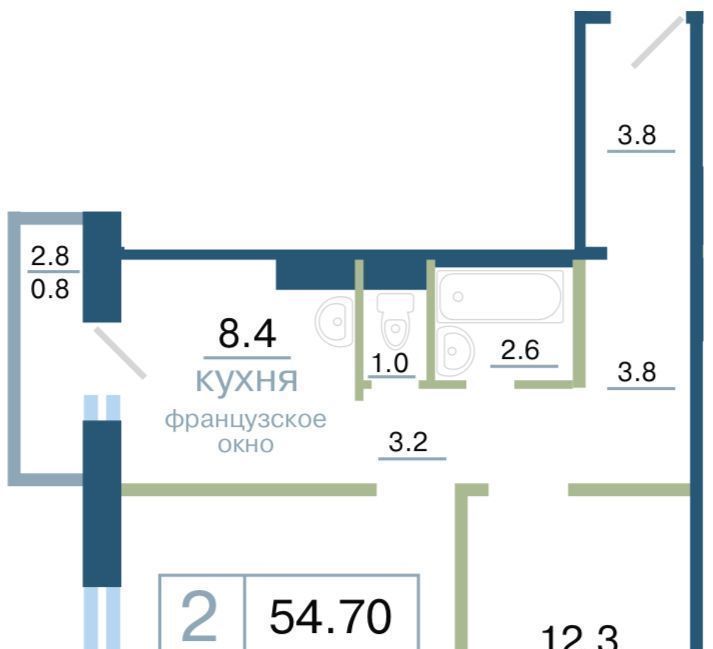 квартира г Красноярск р-н Железнодорожный ул Декабристов 1г ЖК Дубенский Красноярский кадастровый район фото 1