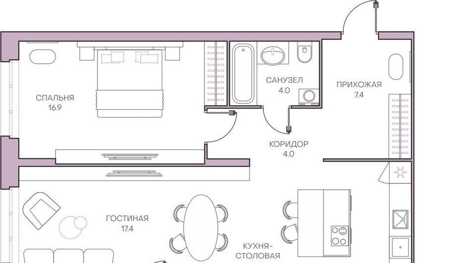 квартира г Пенза р-н Ленинский ул Революционная 34 фото 1