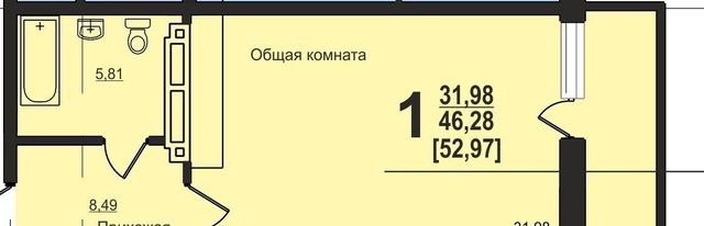 квартира г Челябинск р-н Калининский ул Братьев Кашириных 46 фото