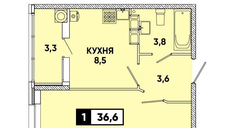 квартира г Ставрополь р-н Промышленный ул Тухачевского 31/2 фото 1