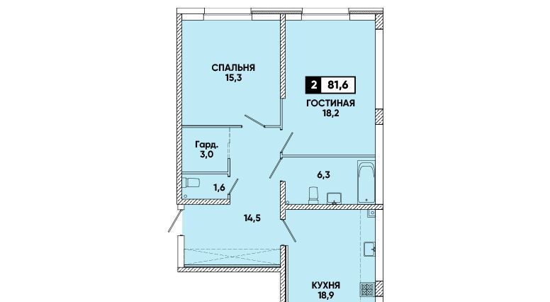 квартира г Ставрополь р-н Промышленный ул Тухачевского 31/2 фото 1