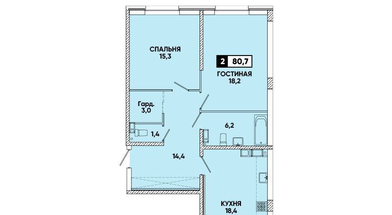 квартира г Ставрополь р-н Промышленный ул Тухачевского 31/2 фото 1