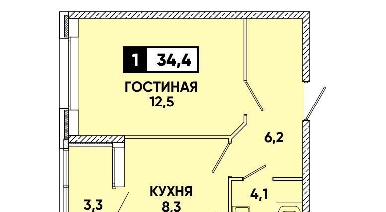 квартира г Ставрополь р-н Промышленный ул Тухачевского 31/2 фото 1