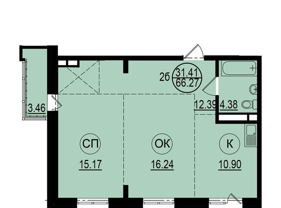 квартира р-н Иркутский п Молодежный ул Березовая 15/3 фото 1