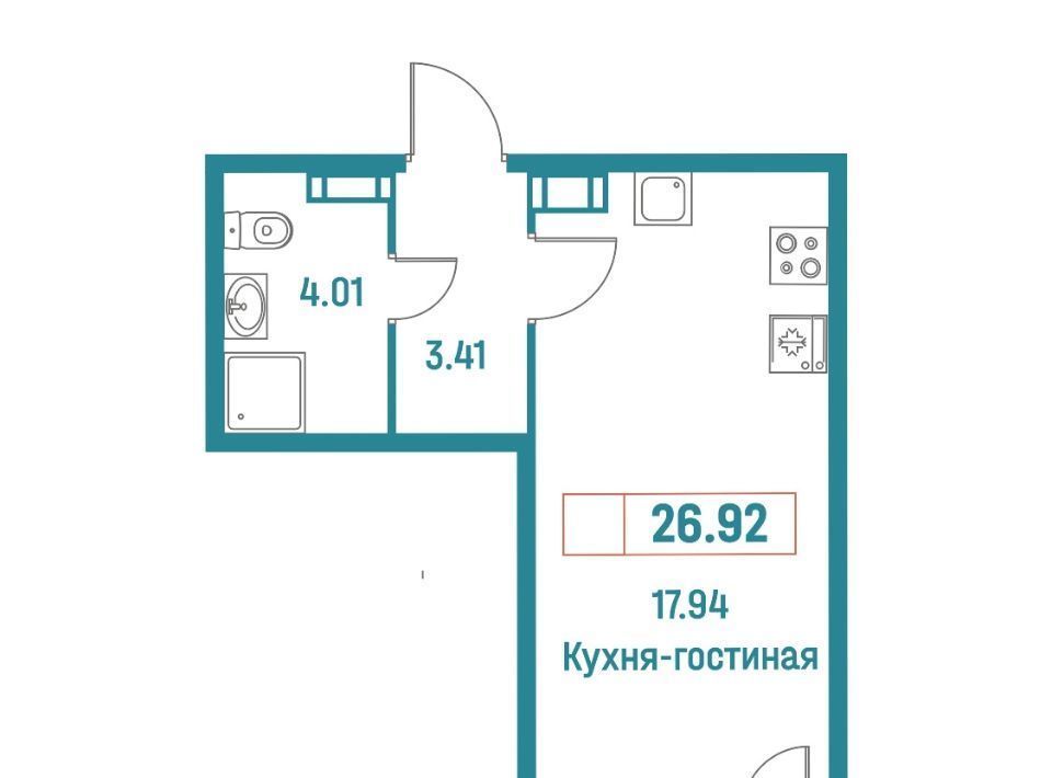 квартира р-н Всеволожский г Мурино ул Екатерининская 18/3 Девяткино фото 1