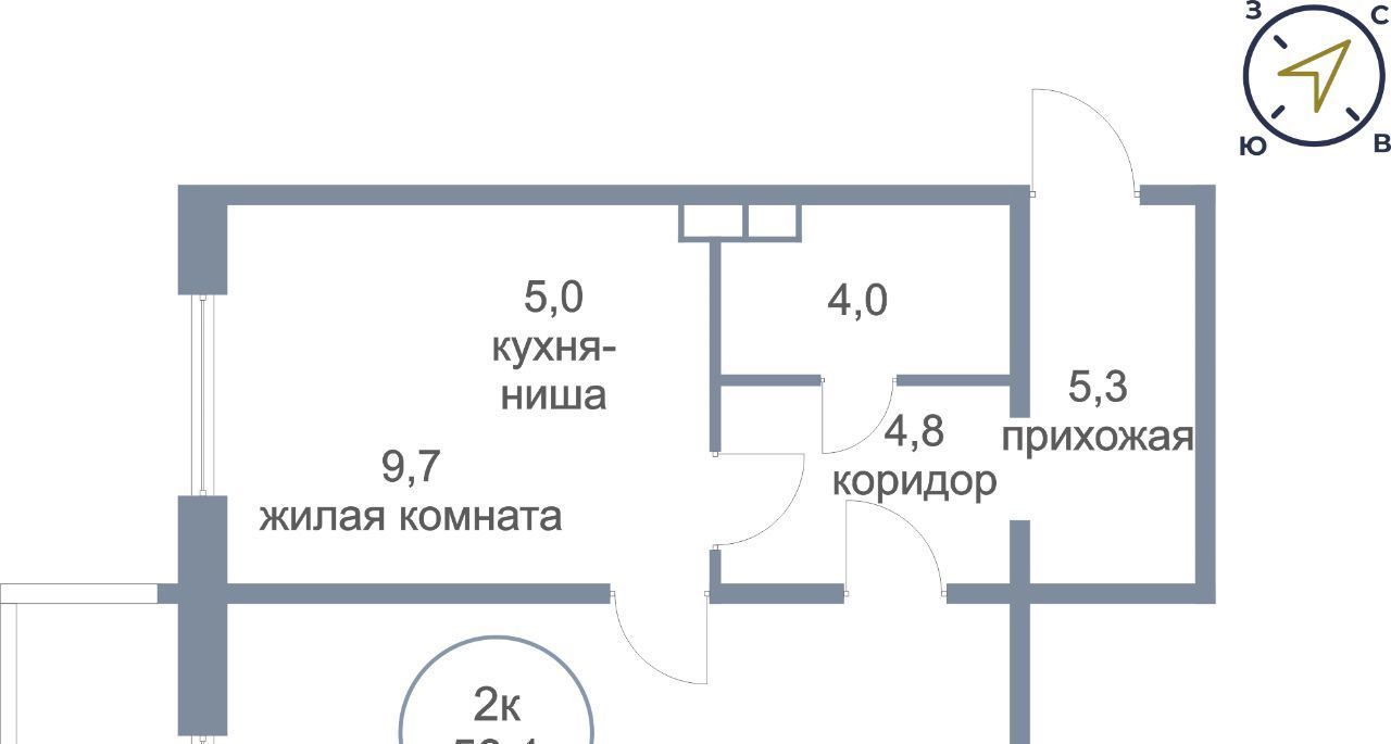 квартира г Сургут ул Александра Усольцева 2 36-й фото 1