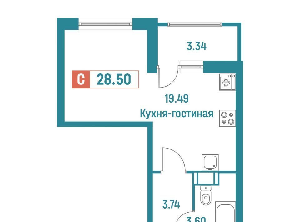 квартира р-н Всеволожский г Мурино ул Екатерининская 18/3 Девяткино фото 1