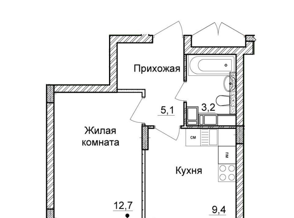 квартира г Нижний Новгород д Кузнечиха Горьковская фото 1