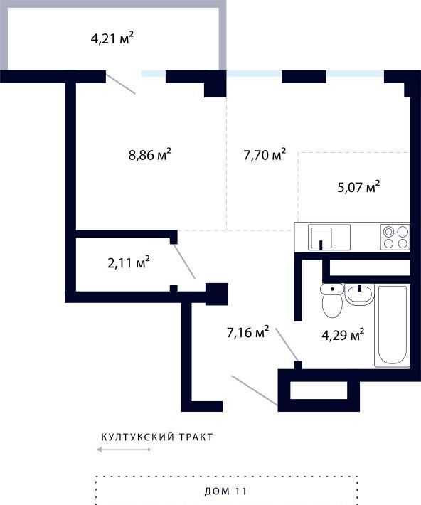 квартира р-н Иркутский рп Маркова ул Академика Герасимова 8 фото 1