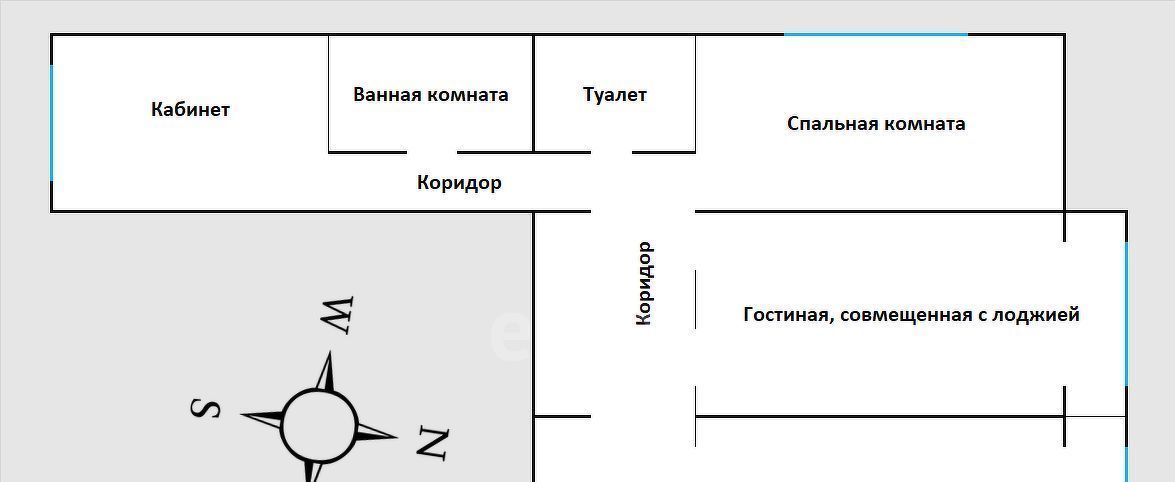 квартира г Южно-Сахалинск ул Физкультурная 40 фото 17