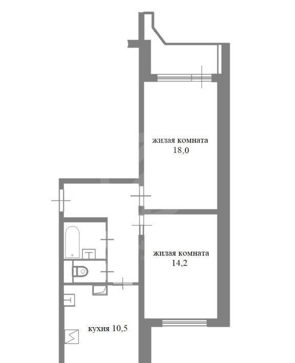 квартира г Зеленоград ул Андреевка Крюково к 1507 фото 20