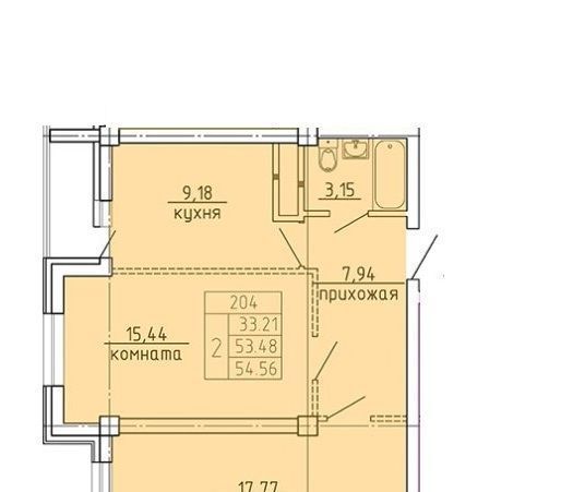 квартира г Омск р-н Кировский ул Дианова 34 фото 1