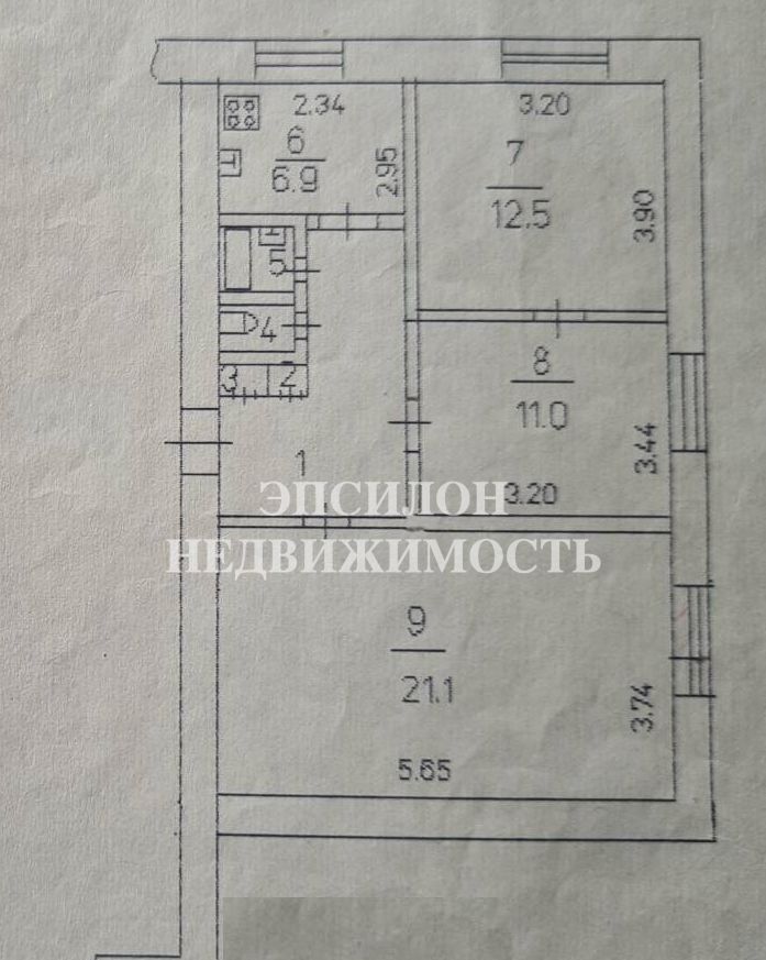 квартира г Курск р-н Центральный ул Ленина 31 фото 29