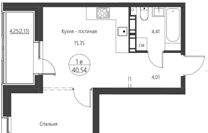 квартира г Хабаровск р-н Индустриальный Строитель ул Сысоева 21/2 фото 1