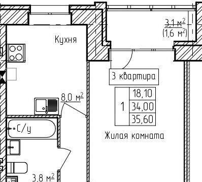 квартира р-н Ярославский д Карабиха Карабихское с/пос фото 1