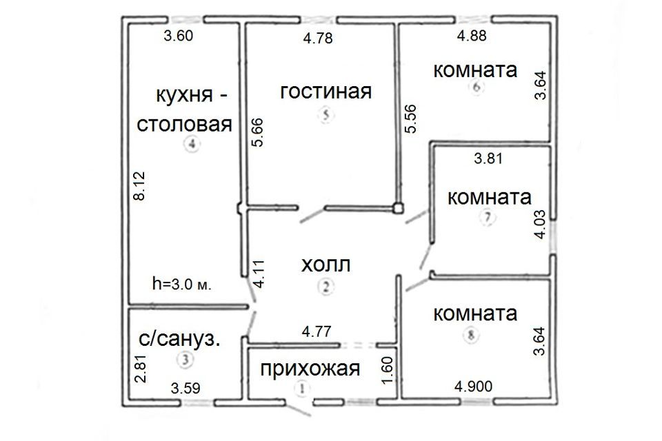 дом р-н Тбилисский х Северин ул Мира 6 фото 5