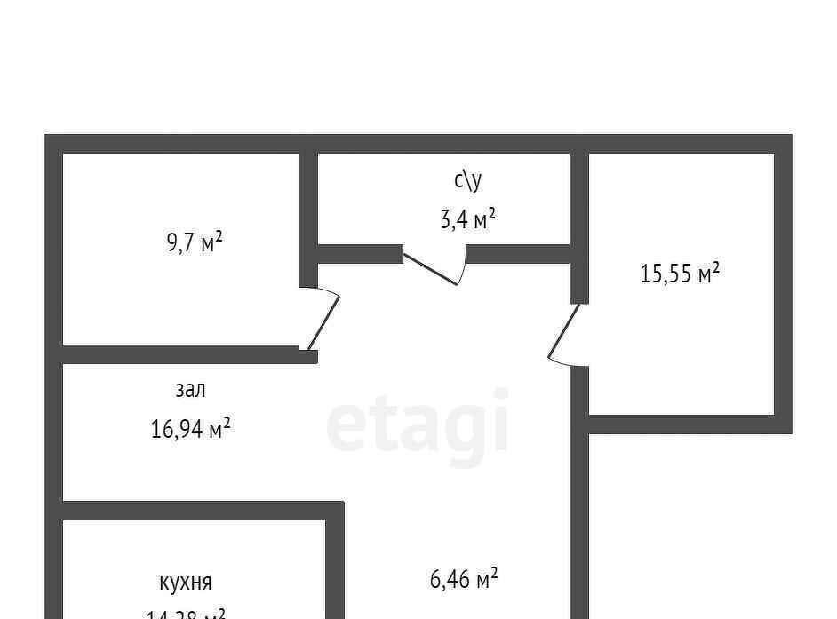 квартира г Махачкала р-н Кировский ул Каммаева 29вк/1 фото 16