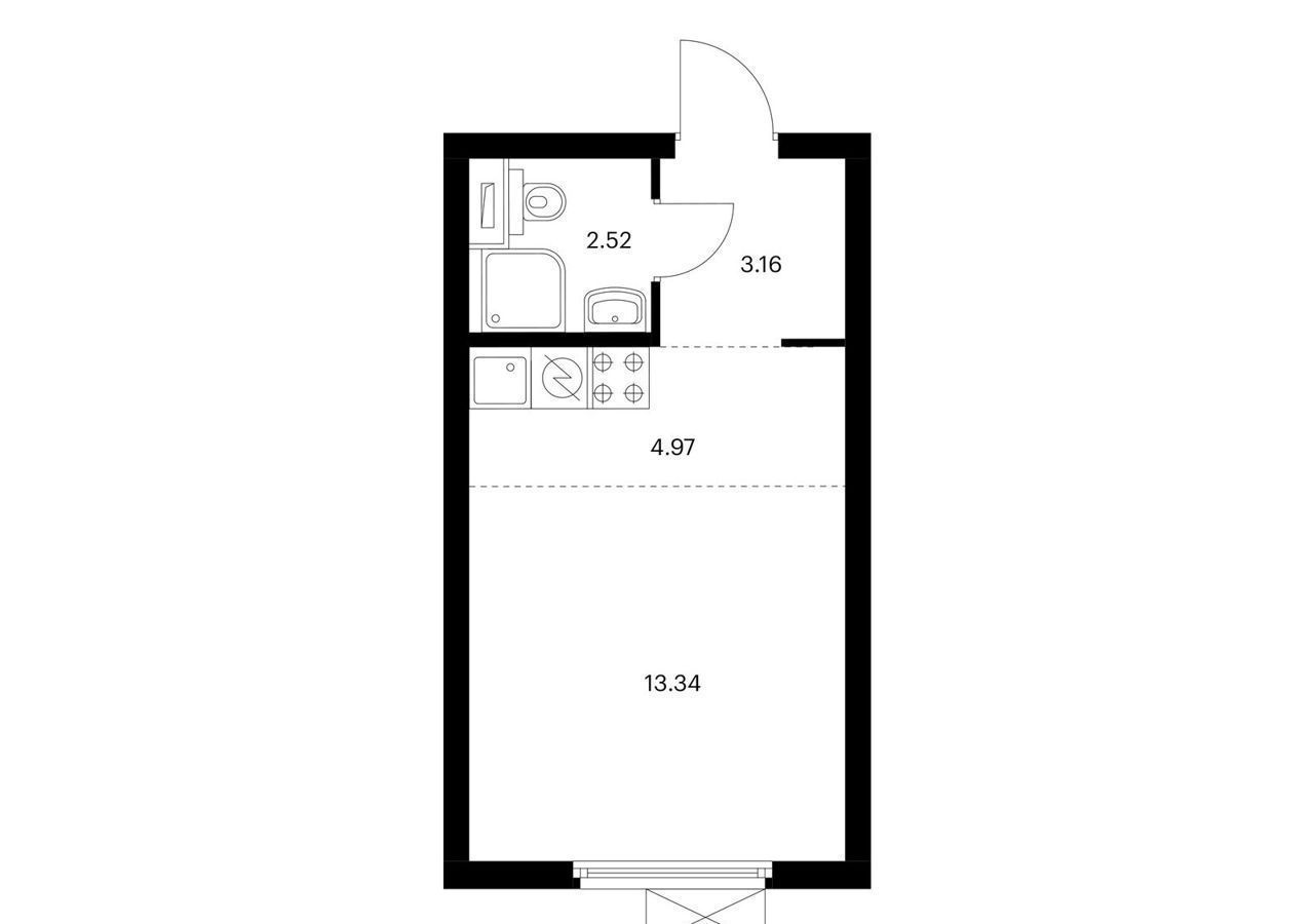 квартира г Москва метро Окская Рязанский ул 2-я Институтская 6к/3 фото 1