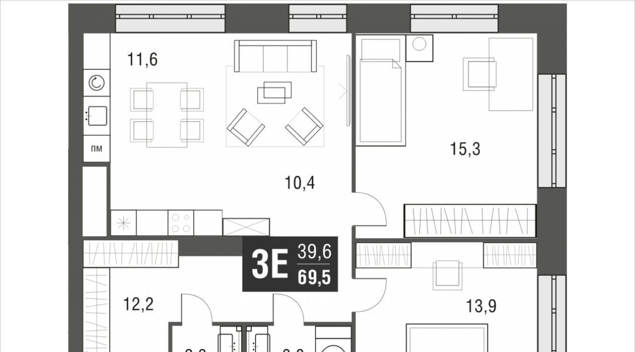 квартира г Москва метро Свиблово проезд Серебрякова 11/13к 1 фото 1