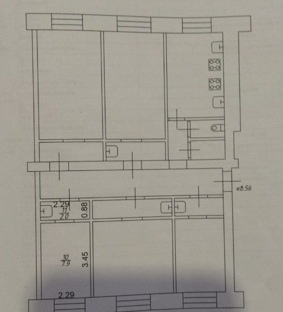 комната г Зеленодольск Лесничество ул Гоголя 56 муниципальное образование Зеленодольск фото 1