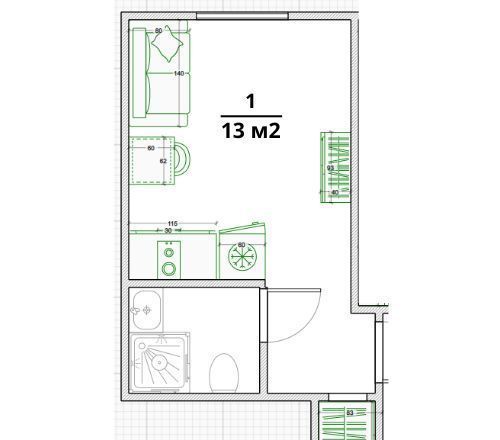 квартира г Москва метро Медведково проезд Студёный 38к/2 фото 2