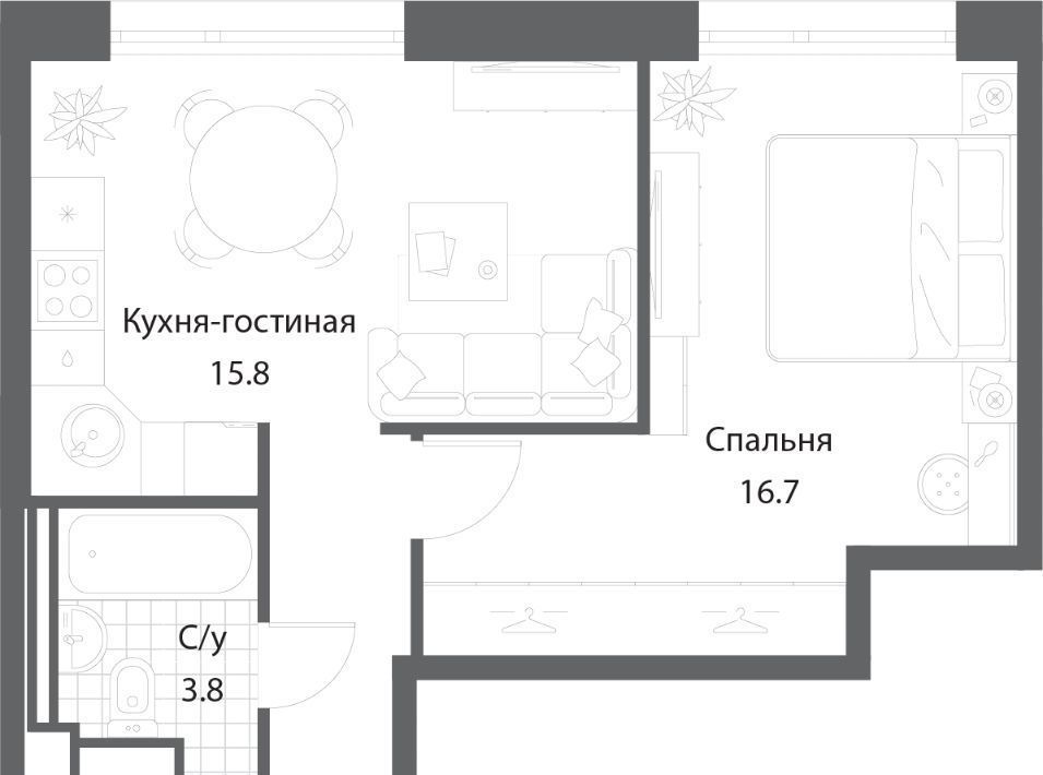 квартира г Москва метро Технопарк ЖК Нагатино Ай-Ленд фото 1