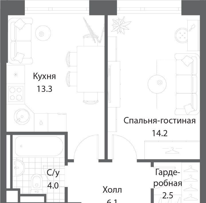 квартира г Москва метро Технопарк ЖК Нагатино Ай-Ленд фото 1