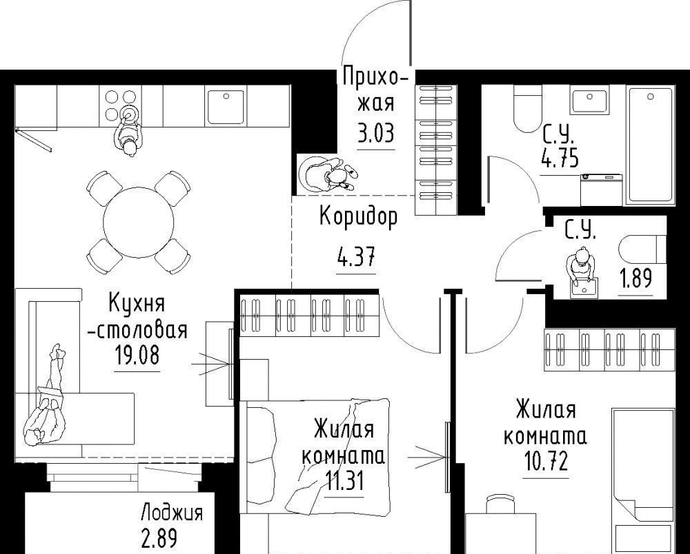 квартира г Екатеринбург р-н Чкаловский Ботаническая ул Лучистая 2 ЖК «Солнечный» фото 1