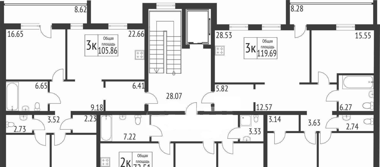 квартира г Тюмень р-н Центральный ул Тимофея Кармацкого 5к/2 фото 2