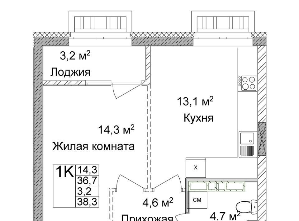 квартира г Нижний Новгород Горьковская ЖК Дельвиг фото 1