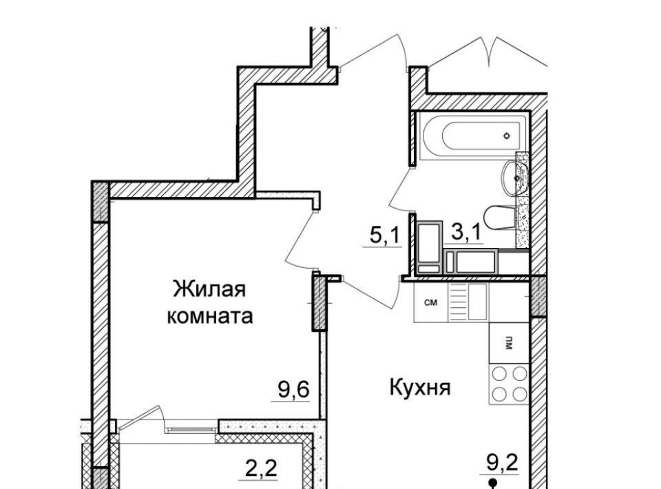 квартира г Нижний Новгород Горьковская ЖК «Новая Кузнечиха» 12 фото 1