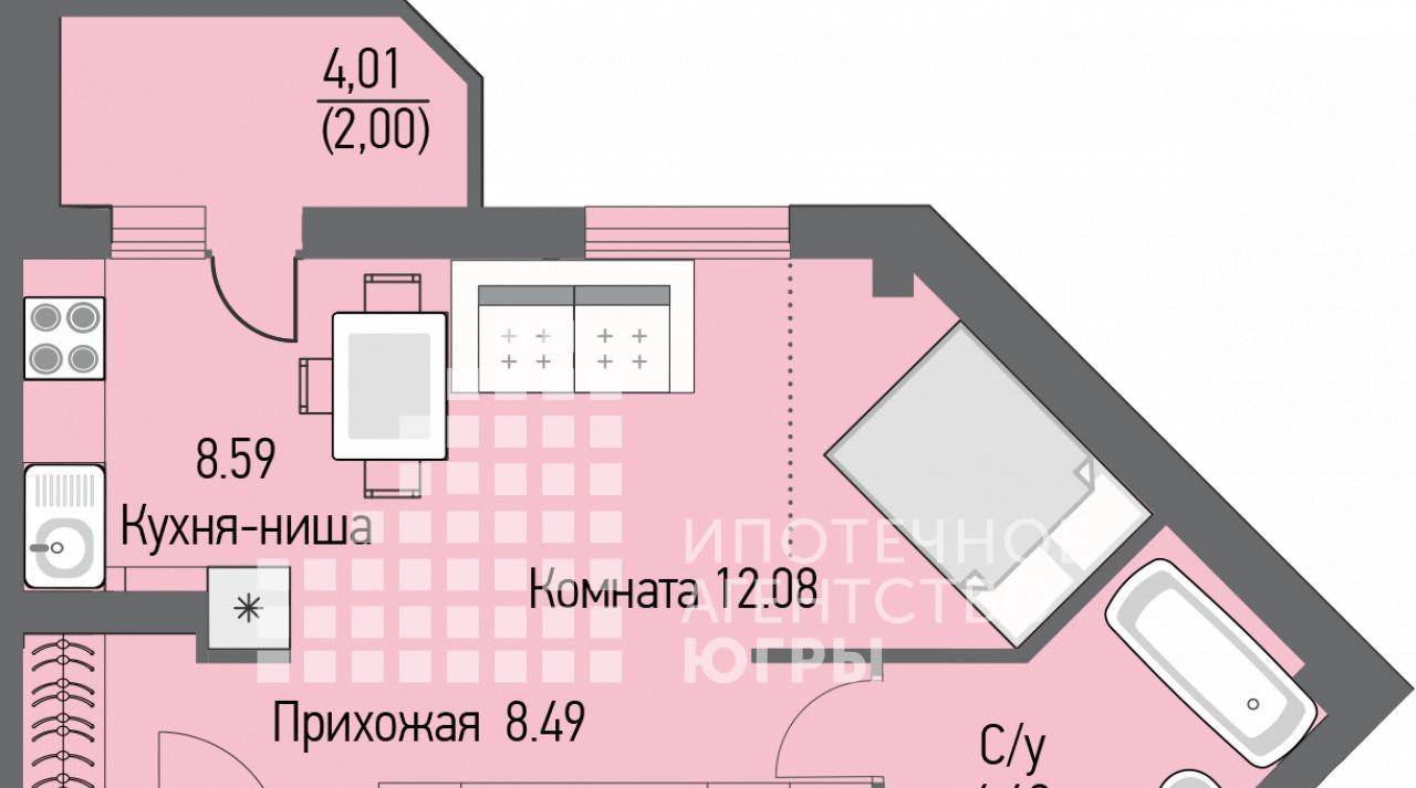 квартира г Нижневартовск ул Героев Самотлора 17 фото 2