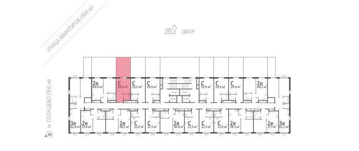 квартира г Москва метро Солнцево район Солнцево ул Авиаторов 1 фото 3