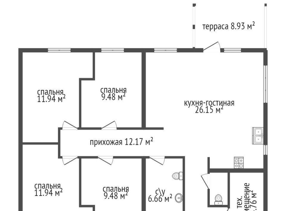 дом р-н Гатчинский д Красницы Сусанинское с/пос, Гатчина Гарденс ЖК фото 6