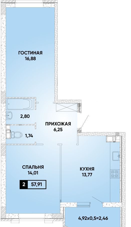 квартира г Краснодар р-н Прикубанский ул Пригородная 16 Прикубанский округ, Семейный квартал «Достояние» фото 1