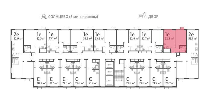 квартира г Москва метро Солнцево ЖК Лучи-2 фото 3