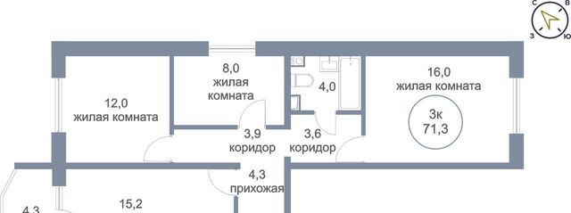 городской округ Солнечногорск д Голубое б-р Парковый 2к/1 Нахабино фото