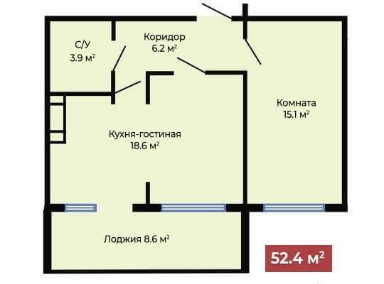 квартира г Ставрополь р-н Октябрьский ул Октябрьская 235 фото 1