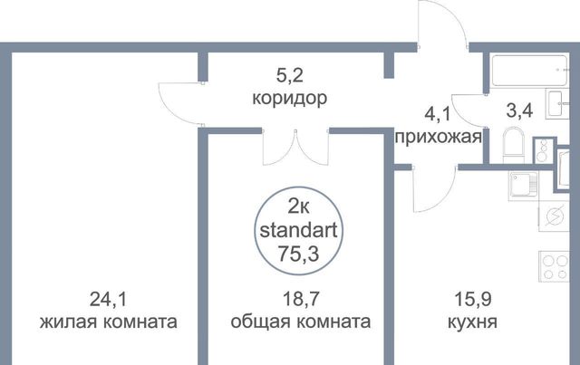 городской округ Солнечногорск д Голубое б-р Парковый 2к/6 Нахабино фото