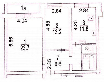 квартира г Москва метро Красный Балтиец пер 3-й Балтийский 6к/2 фото 17