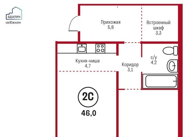 г Барнаул рп Южный ул Герцена 3к/1 р-н Центральный фото