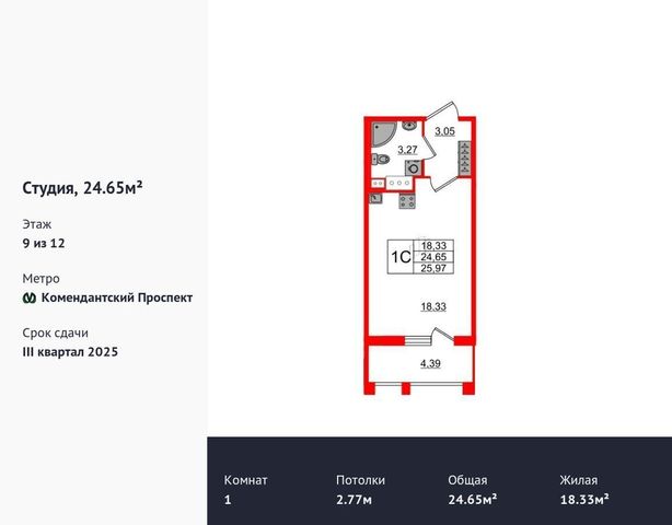 г Санкт-Петербург метро Комендантский Проспект ул Парашютная 69/4 ЖК «PRIME Приморский» (ЖК «Прайм Приморский») округ Коломяги фото