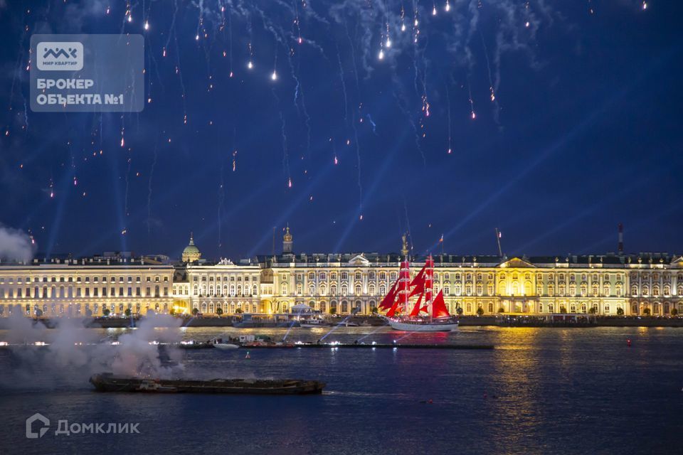 квартира г Санкт-Петербург Петроградская сторона пр-кт Добролюбова 2а фото 7