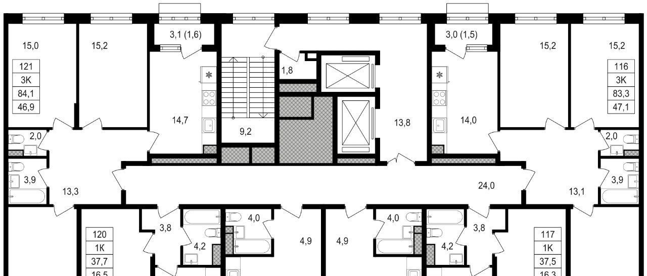 квартира г Москва метро Коптево ул Михалковская 48с/8 фото 3